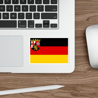 Flag of Rhineland Palatinate Germany STICKER Vinyl Die-Cut Decal-The Sticker Space