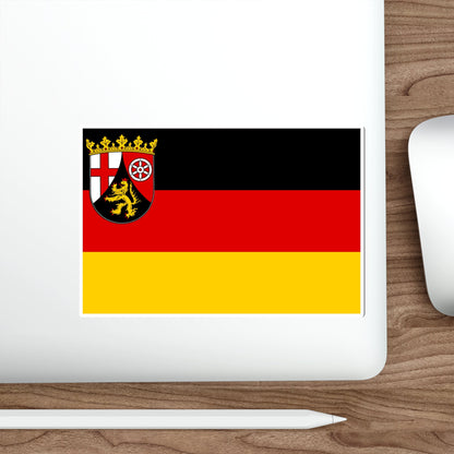 Flag of Rhineland Palatinate Germany STICKER Vinyl Die-Cut Decal-The Sticker Space