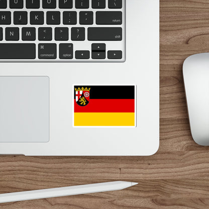 Flag of Rhineland Palatinate Germany STICKER Vinyl Die-Cut Decal-The Sticker Space