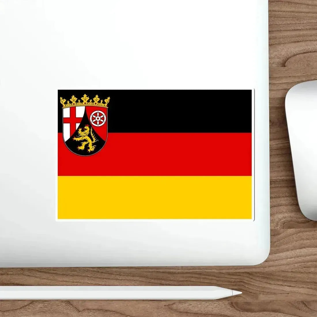 Flag of Rhineland Palatinate Germany STICKER Vinyl Die-Cut Decal - The Sticker Space