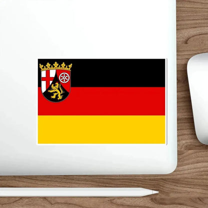 Flag of Rhineland Palatinate Germany STICKER Vinyl Die-Cut Decal - The Sticker Space