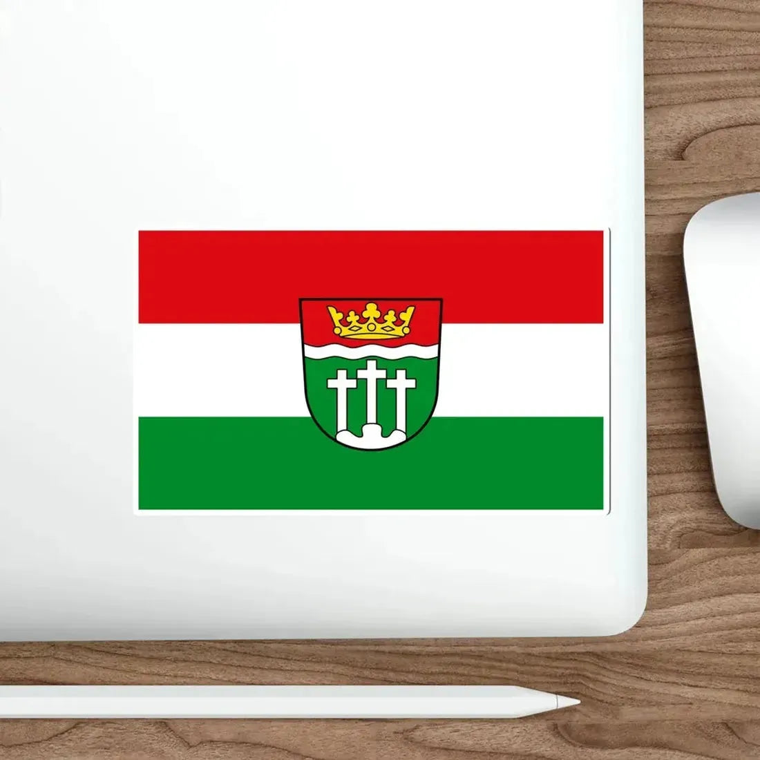 Flag of Rhön Grabfeld Germany STICKER Vinyl Die-Cut Decal - The Sticker Space