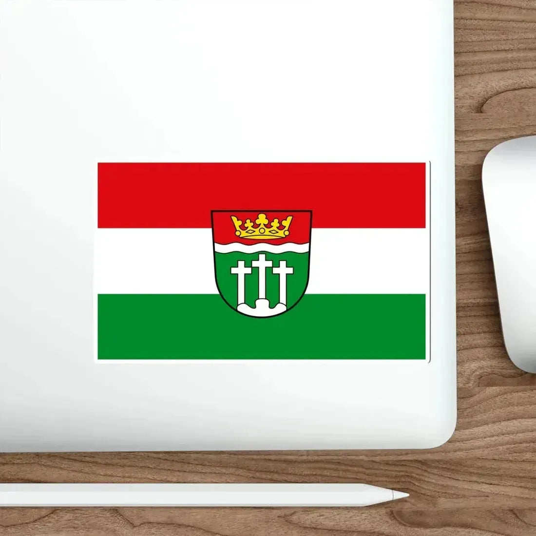 Flag of Rhön Grabfeld Germany STICKER Vinyl Die-Cut Decal - The Sticker Space