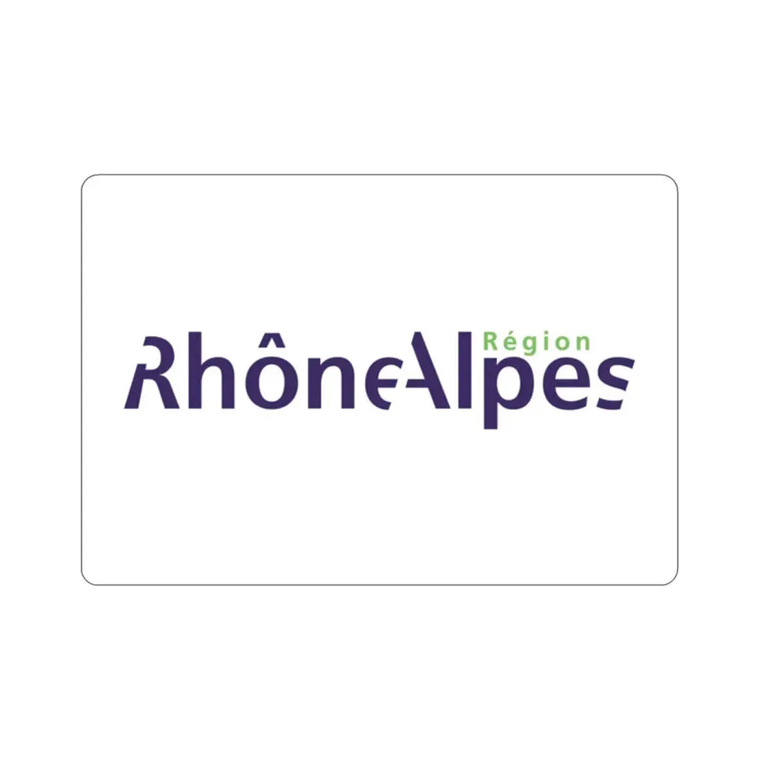 Flag of Rhône Alpes France 2 STICKER Vinyl Die-Cut Decal 2 Inch - The Sticker Space