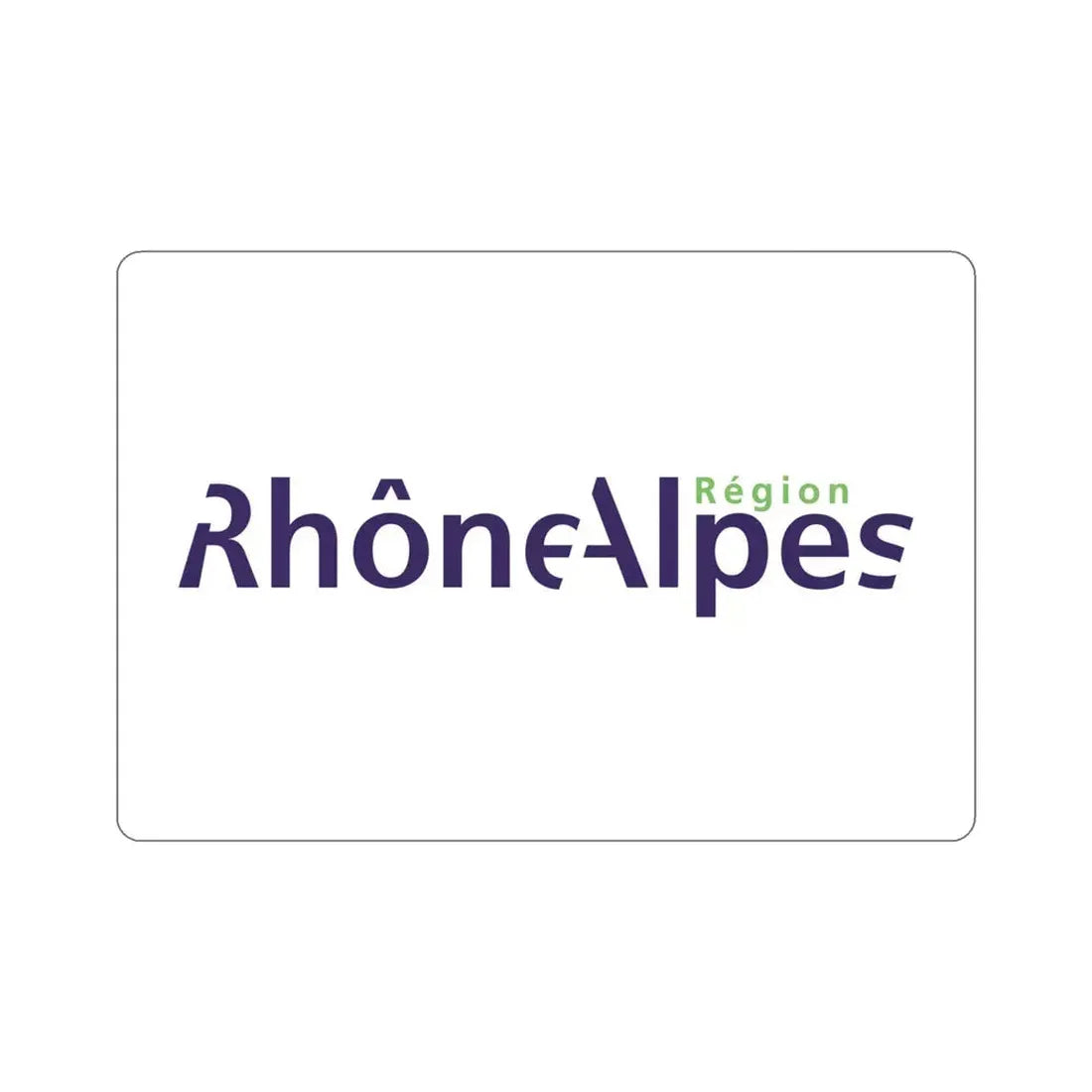 Flag of Rhône Alpes France 2 STICKER Vinyl Die-Cut Decal 4 Inch - The Sticker Space