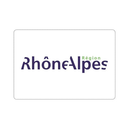 Flag of Rhône Alpes France 2 STICKER Vinyl Die-Cut Decal 5 Inch - The Sticker Space