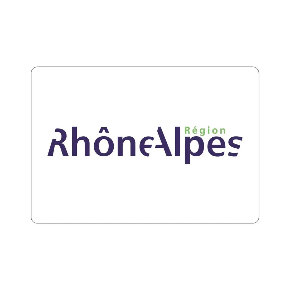 Flag of Rhône Alpes France 2 STICKER Vinyl Die-Cut Decal 5 Inch - The Sticker Space