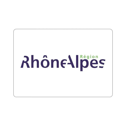 Flag of Rhône Alpes France 2 STICKER Vinyl Die-Cut Decal 6 Inch - The Sticker Space