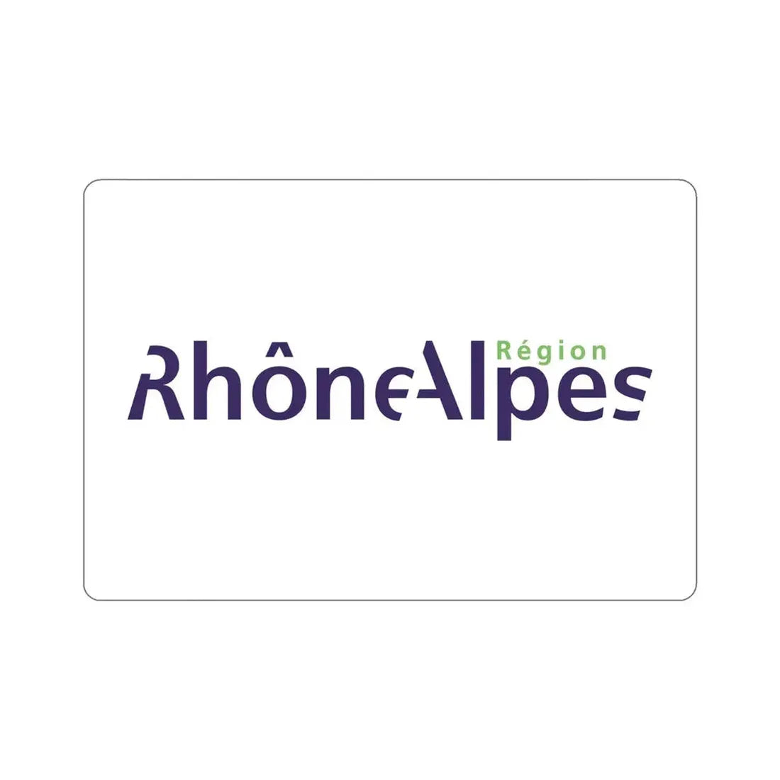 Flag of Rhône Alpes France 2 STICKER Vinyl Die-Cut Decal - The Sticker Space