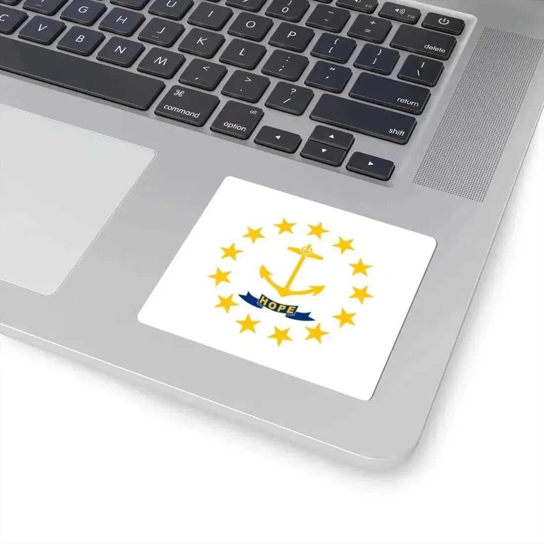 Flag of Rhode Island (United States) STICKER Vinyl Kiss-Cut Decal - The Sticker Space