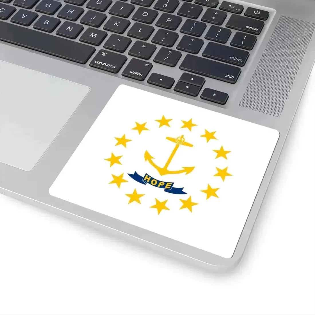 Flag of Rhode Island (United States) STICKER Vinyl Kiss-Cut Decal - The Sticker Space