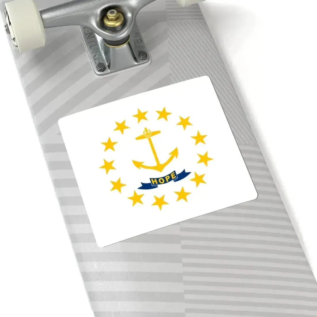 Flag of Rhode Island (United States) STICKER Vinyl Kiss-Cut Decal - The Sticker Space