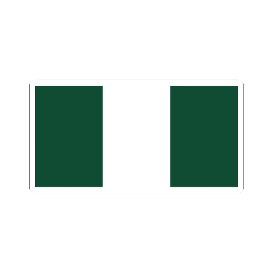 Flag of Rhodesia 1968-1979 without coat of arms STICKER Vinyl Kiss-Cut Decal 2 Inch White - The Sticker Space