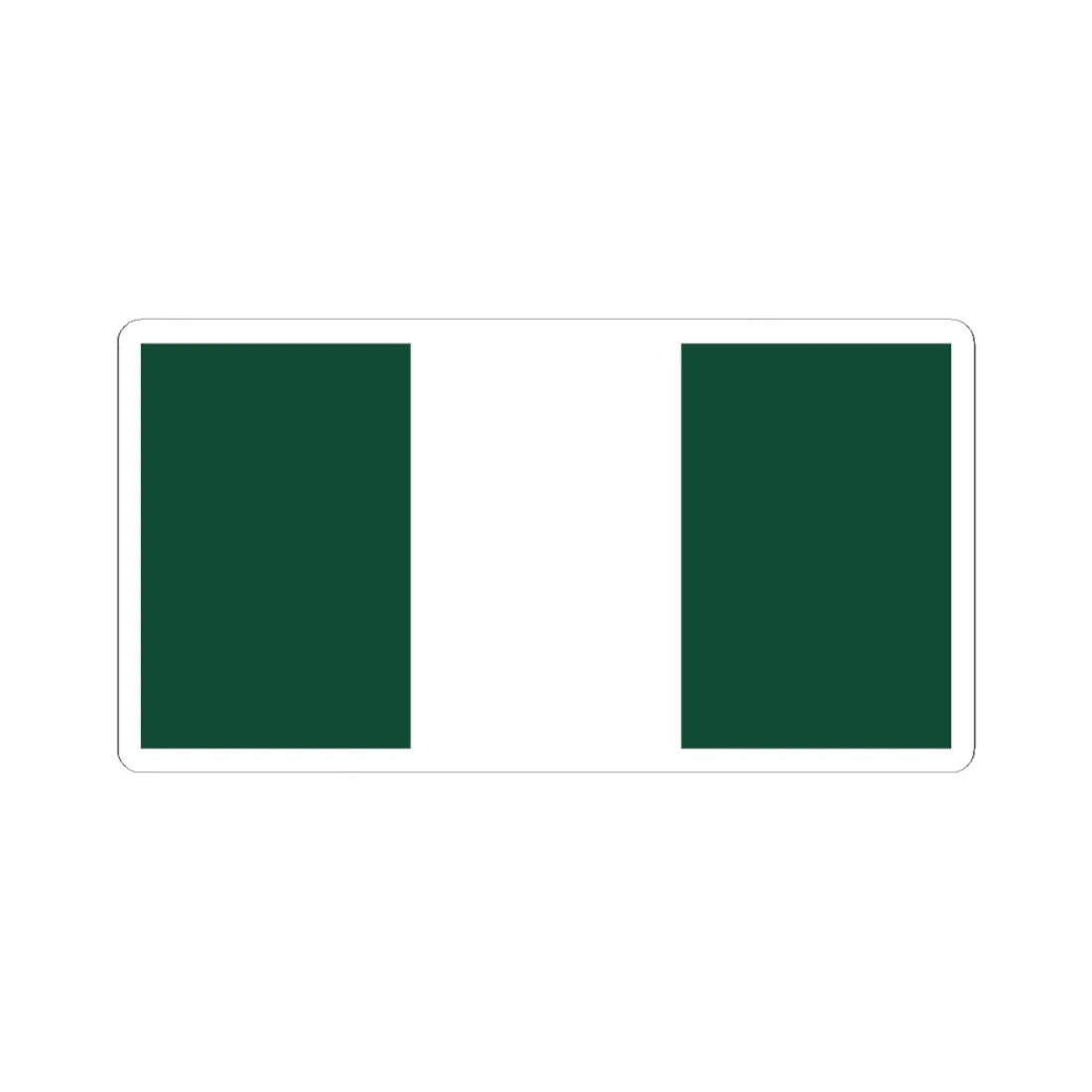 Flag of Rhodesia 1968-1979 without coat of arms STICKER Vinyl Kiss-Cut Decal 4 Inch White - The Sticker Space