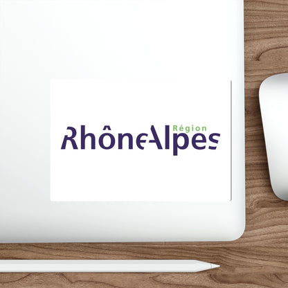 Flag of Rhône Alpes France 2 STICKER Vinyl Die-Cut Decal-The Sticker Space