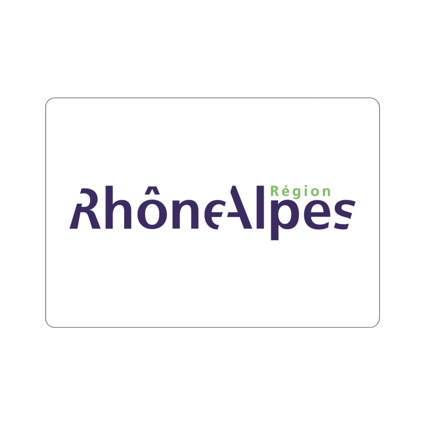 Flag of Rhône Alpes France 2 STICKER Vinyl Die-Cut Decal-3 Inch-The Sticker Space