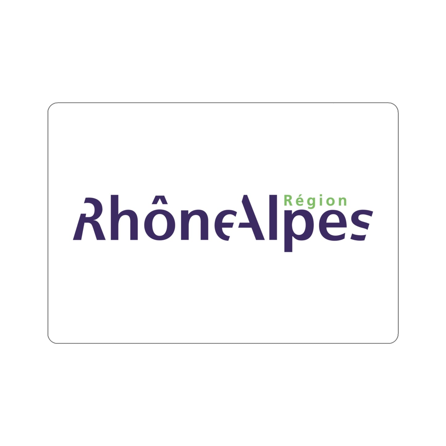 Flag of Rhône Alpes France 2 STICKER Vinyl Die-Cut Decal-4 Inch-The Sticker Space