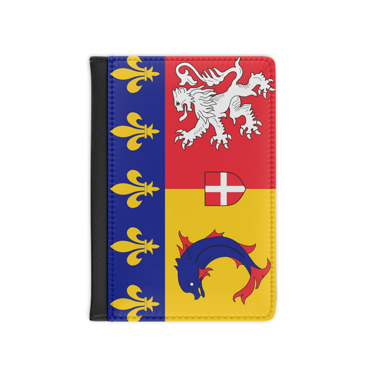 Flag of Rhône Alpes France - Passport Holder