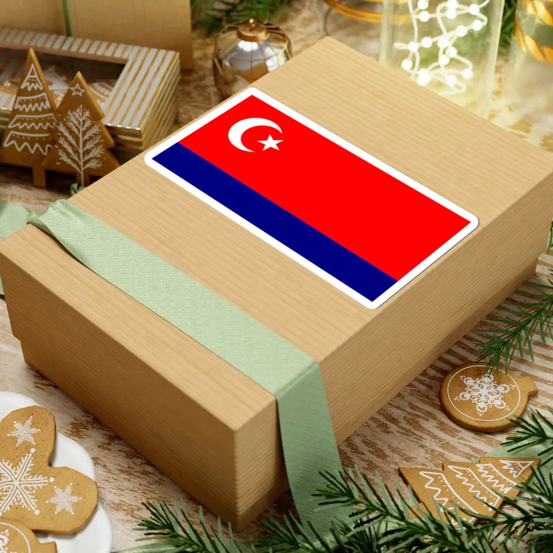 Flag of Riau Independists (Indonesia) STICKER Vinyl Kiss-Cut Decal - The Sticker Space