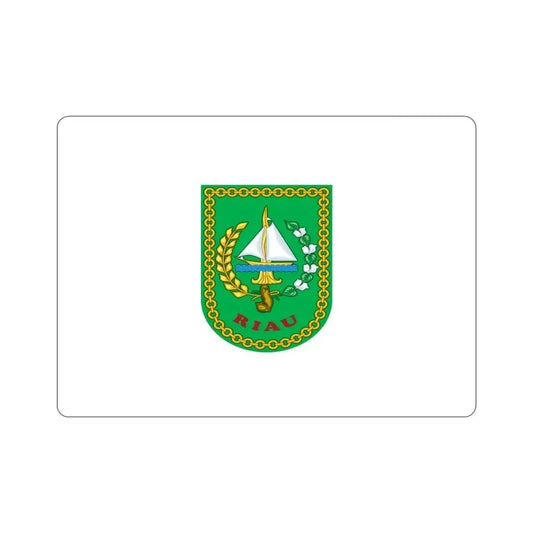 Flag of Riau Indonesia STICKER Vinyl Die-Cut Decal 6 Inch - The Sticker Space