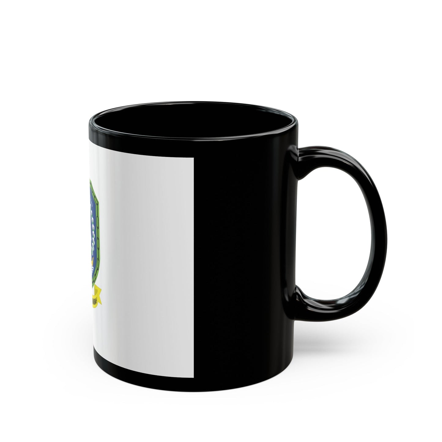 Flag of Riau Islands Indonesia - Black Coffee Mug-The Sticker Space