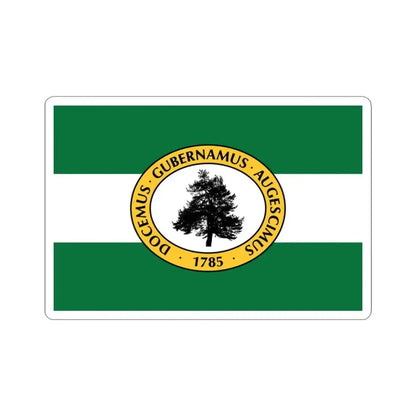 Flag of Richland County South Carolina (United States) STICKER Vinyl Kiss-Cut Decal 3 Inch White - The Sticker Space