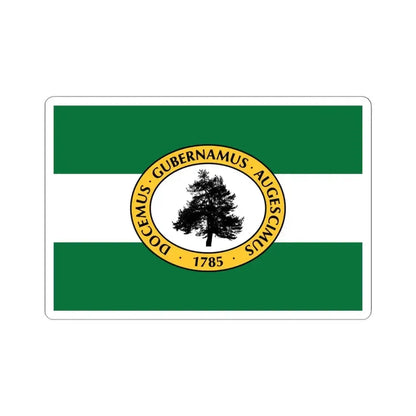 Flag of Richland County South Carolina (United States) STICKER Vinyl Kiss-Cut Decal 6 Inch White - The Sticker Space
