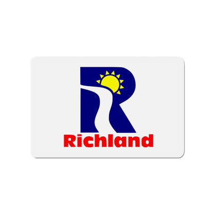 Flag of Richland Washington - Die-Cut Magnet-3" x 3"-The Sticker Space