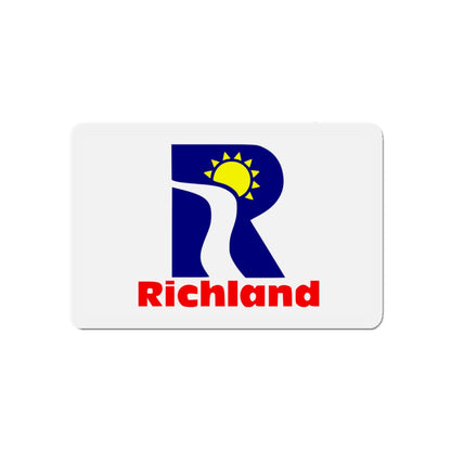 Flag of Richland Washington - Die-Cut Magnet-5" x 5"-The Sticker Space