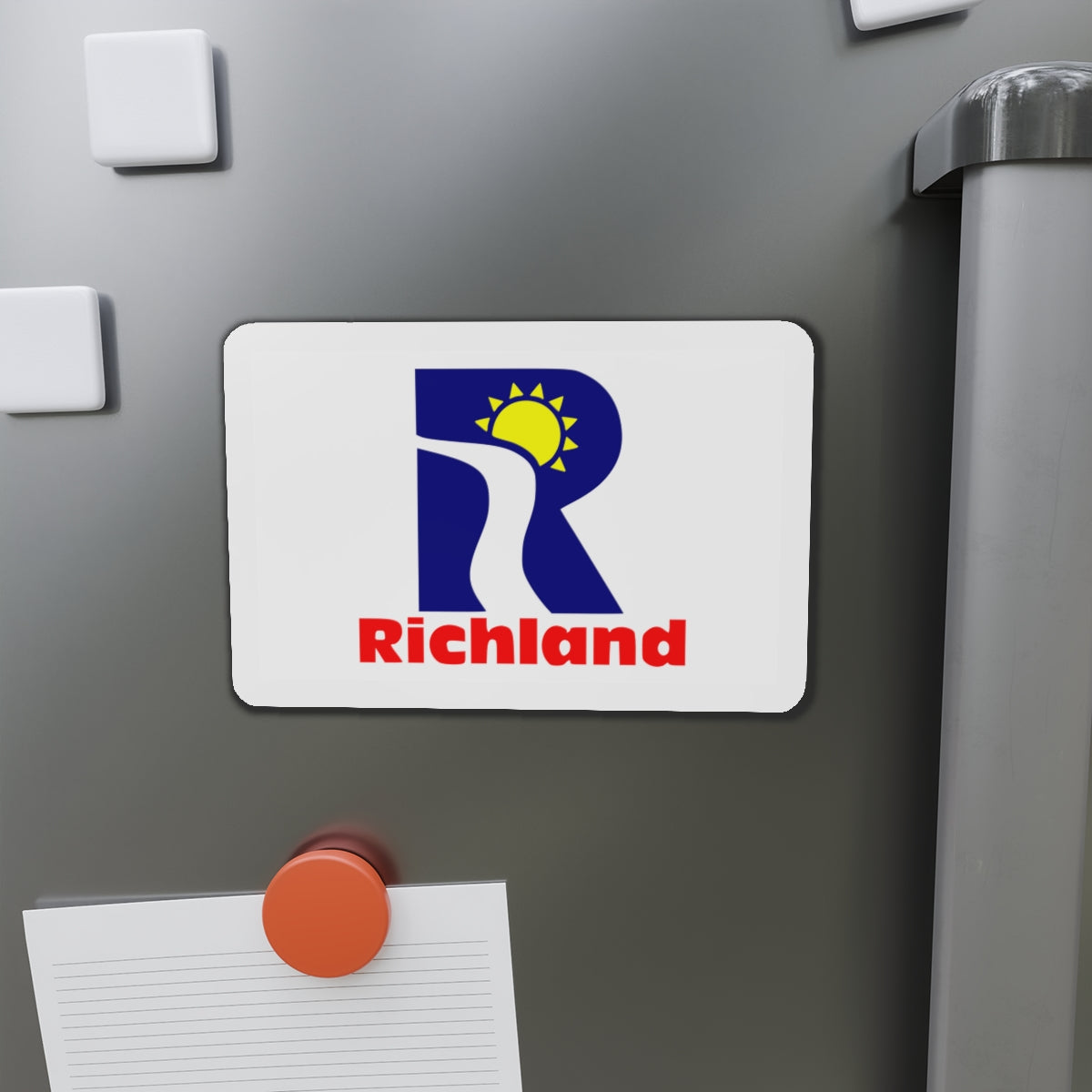 Flag of Richland Washington - Die-Cut Magnet-The Sticker Space