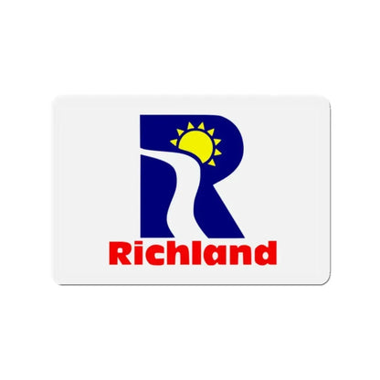 Flag of Richland Washington - Refrigerator Magnet 2 Inch - The Sticker Space