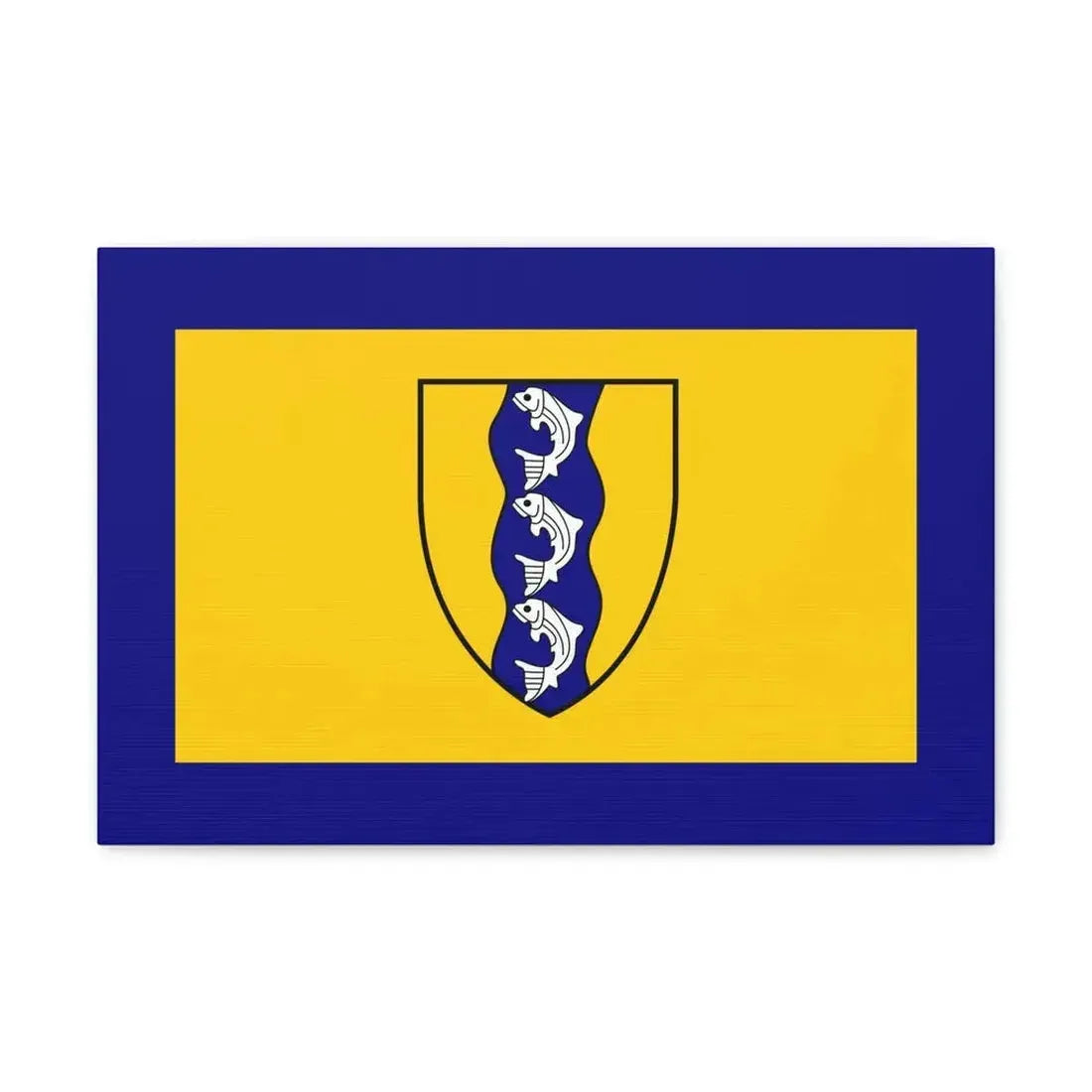 Flag of Richmond British Columbia Canada - Canvas Wall Art 18″ x 12″ 1.25" - The Sticker Space