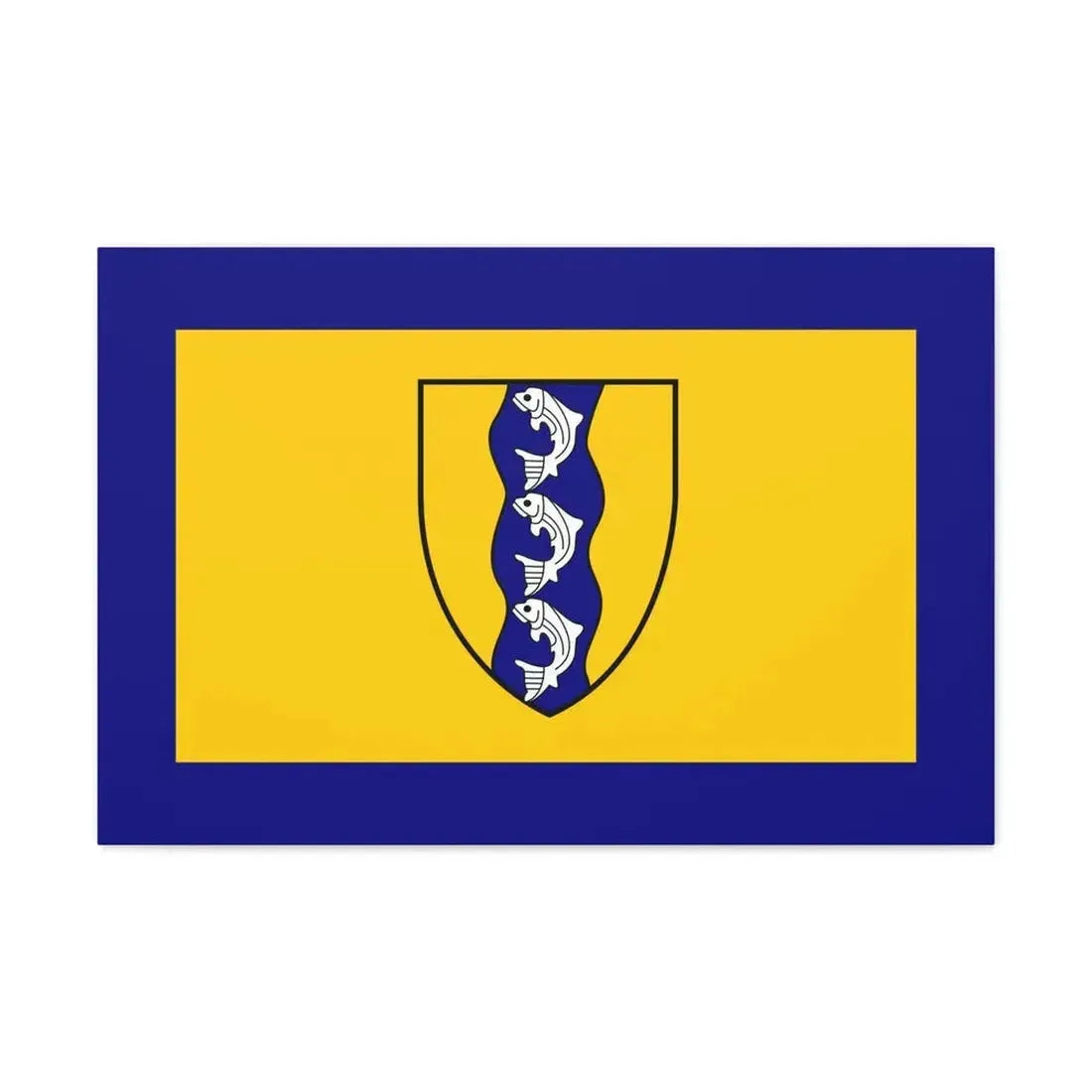 Flag of Richmond British Columbia Canada - Canvas Wall Art 30" x 20" 1.25" - The Sticker Space