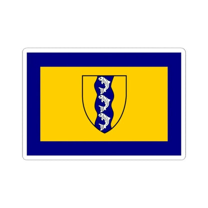 Flag of Richmond British Columbia Canada - STICKER Vinyl Kiss-Cut Decal 2 Inch White - The Sticker Space