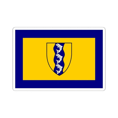 Flag of Richmond British Columbia Canada - STICKER Vinyl Kiss-Cut Decal 6 Inch White - The Sticker Space