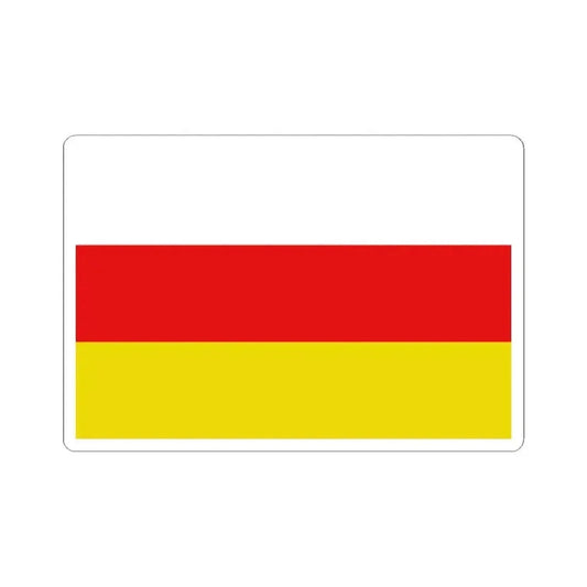 Flag of Riemst (Belgium) STICKER Vinyl Kiss-Cut Decal 2 Inch White - The Sticker Space