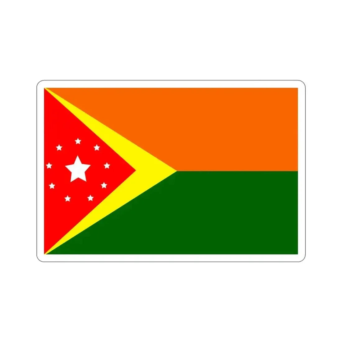 Flag of Rincon Puerto Rico STICKER Vinyl Die-Cut Decal - The Sticker Space