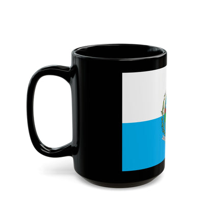 Flag of Rio de Janeiro Brazil - Black Coffee Mug-The Sticker Space