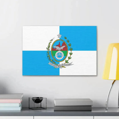 Flag of Rio de Janeiro Brazil - Canvas Wall Art - The Sticker Space