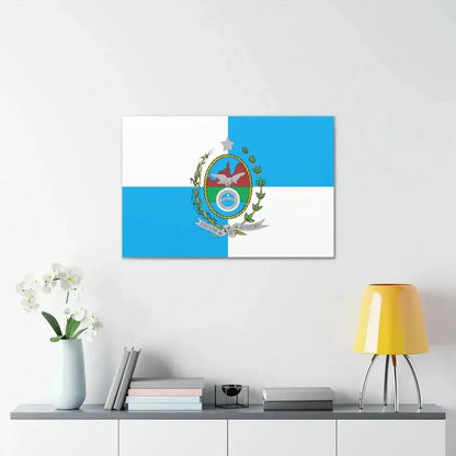 Flag of Rio de Janeiro Brazil - Canvas Wall Art - The Sticker Space