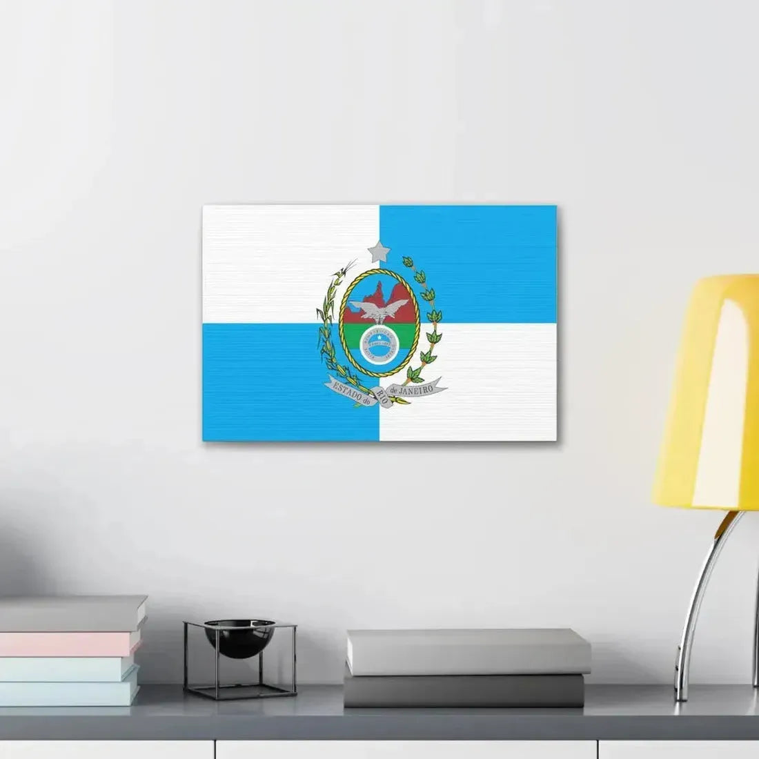 Flag of Rio de Janeiro Brazil - Canvas Wall Art - The Sticker Space
