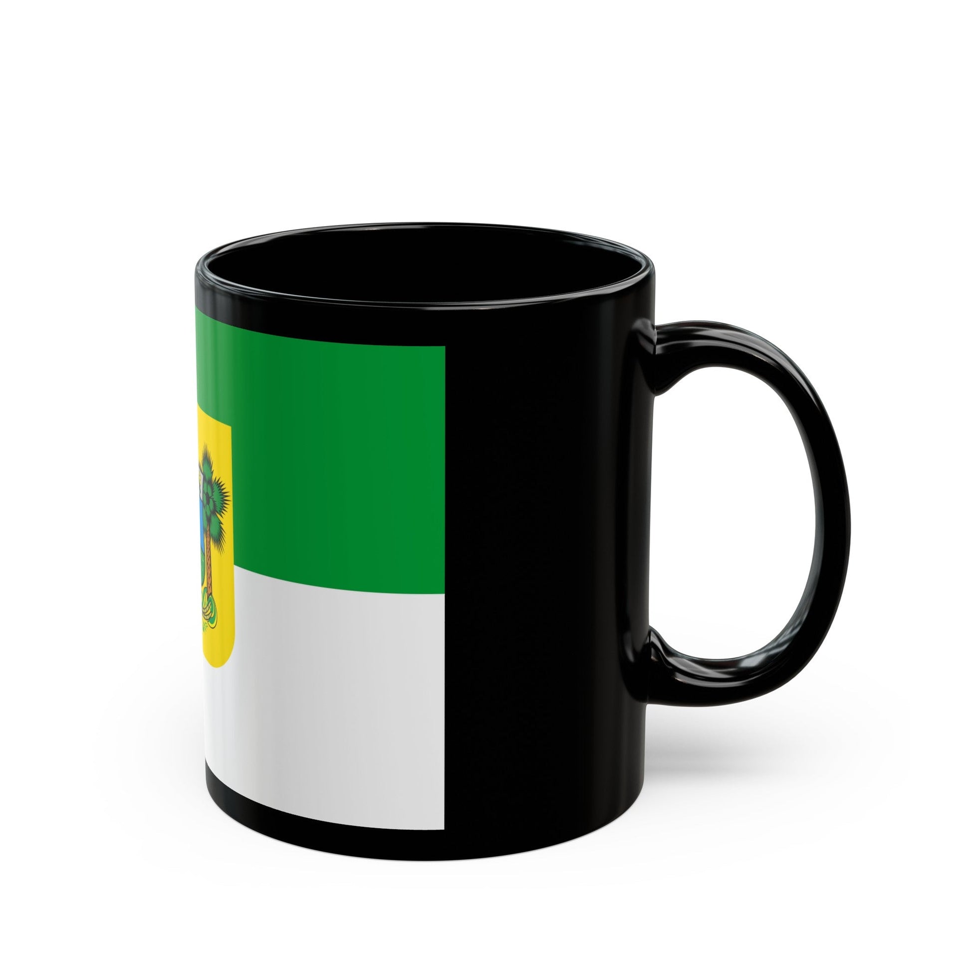 Flag of Rio Grande do Norte Brazil - Black Coffee Mug-The Sticker Space