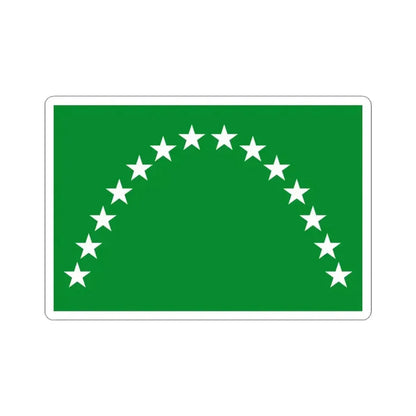 Flag of Risaralda (Colombia) STICKER Vinyl Kiss-Cut Decal 3 Inch White - The Sticker Space