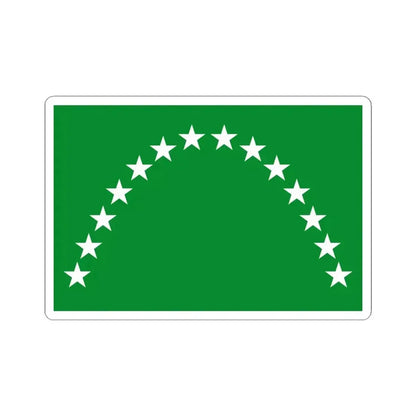 Flag of Risaralda (Colombia) STICKER Vinyl Kiss-Cut Decal 4 Inch White - The Sticker Space