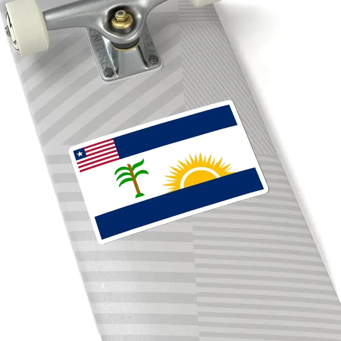 Flag of Rivercess County (Liberia) STICKER Vinyl Kiss-Cut Decal - The Sticker Space