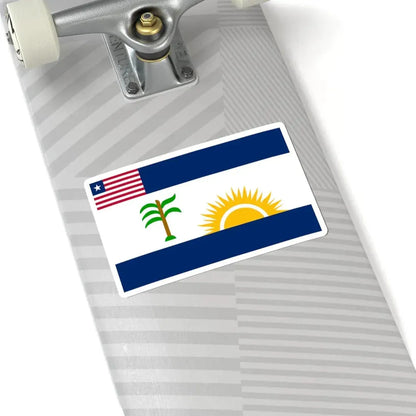 Flag of Rivercess County (Liberia) STICKER Vinyl Kiss-Cut Decal - The Sticker Space