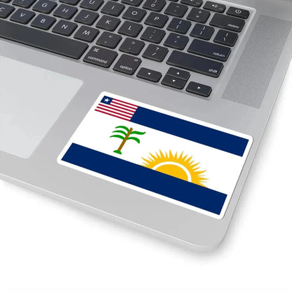 Flag of Rivercess County (Liberia) STICKER Vinyl Kiss-Cut Decal - The Sticker Space