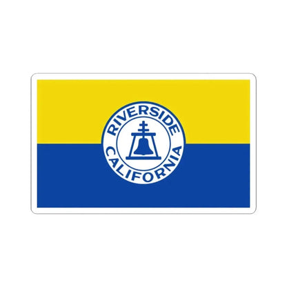 Flag of Riverside California 1967-2020 (United States) STICKER Vinyl Kiss-Cut Decal 2 Inch White - The Sticker Space