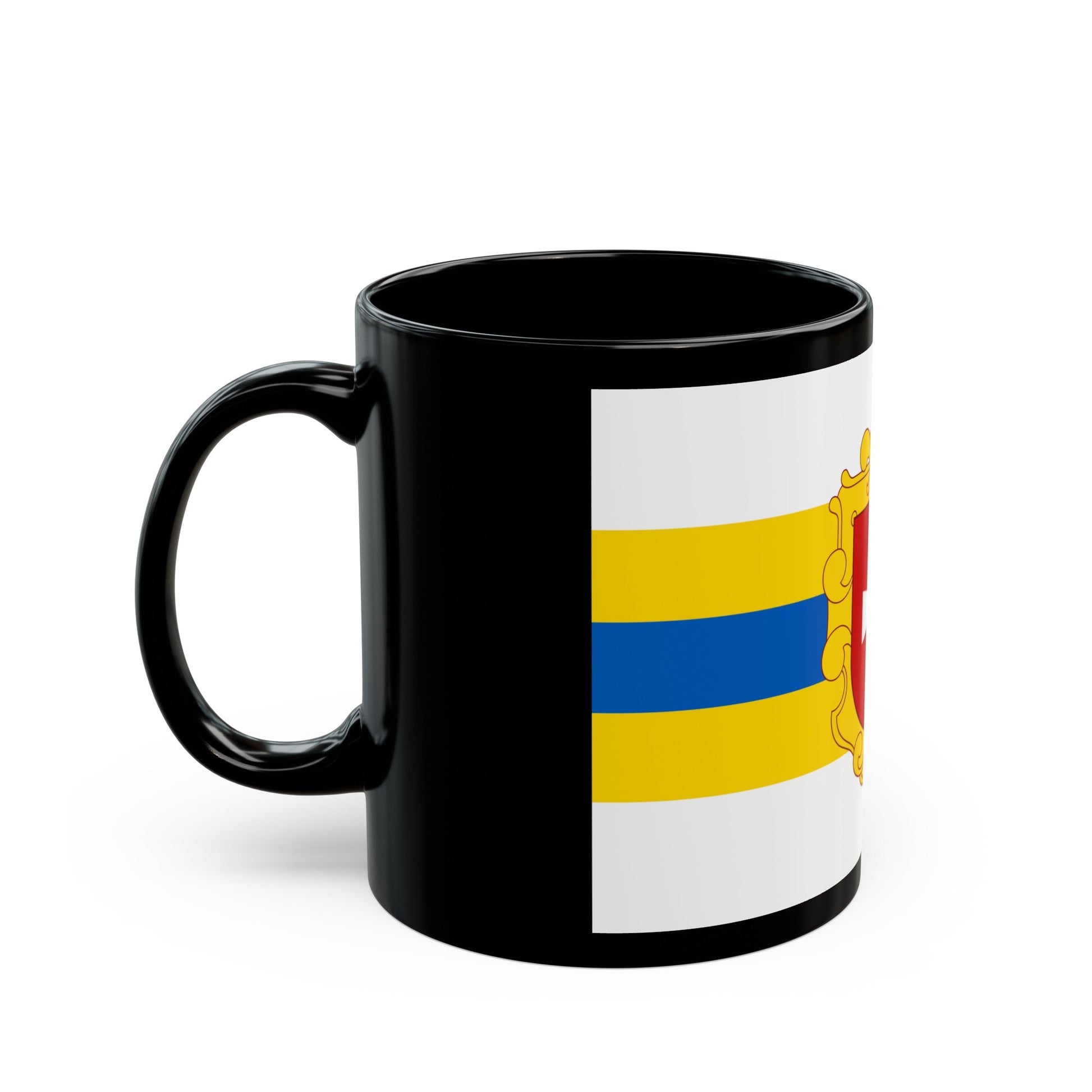 Flag of Rivne Oblast Ukraine - Black Coffee Mug-The Sticker Space