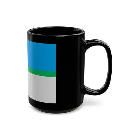 Flag of Rivne Ukraine - Black Coffee Mug-The Sticker Space